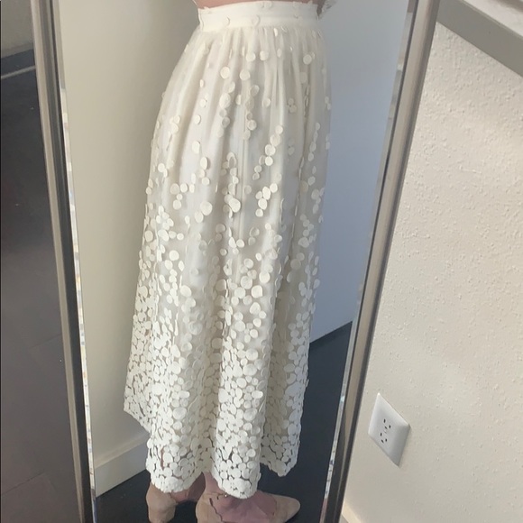 Co collection ivory skirt size 4 - Picture 2 of 6